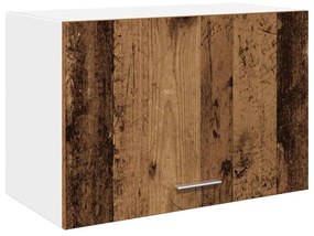 antik fa színű szerelt fa függőszekrény 60 x 31 x 40 cm
