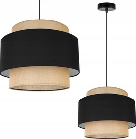 Függő Lámpa Mennyezeti Csillár Szimpla Lámpabúra Boho Juta Modern