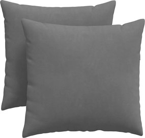 vidaXL Kanapé párnák 2 pcs Sötétszürke 45 x 45 cm szövet
