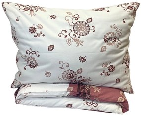 Carmela rózsaszín flanel ágyneműhuzat 200x140cm+90x70cm TiaHome