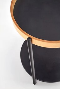 Rolo Dohányzóasztal Tölgy-Fekete