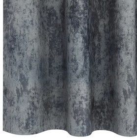 bársony függöny 2 db pálcataszkolt Ezüst szürke 140x140 cm