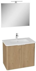 Fürdőszoba szett mosdóval VitrA Mia 75x62,5x44,5 cm aranytölgy MIASETPR80DB