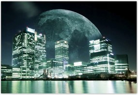 Poszterek 155x105 Hold a város felett