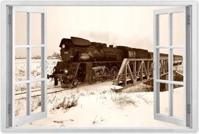 Poszterek 120x80 Gőzmozdony Ol 49-59 Wolsztyn