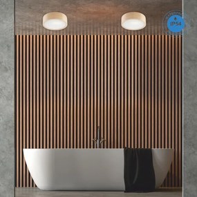 Fürdőszobai mennyezeti lámpa NATURAL 2xE27/15W/230V IP54 fenyő 27 cm