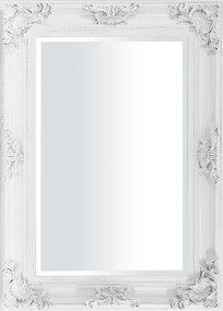 Négyszögletű antik jellegű blondel keretes fali tükör, 75,5x105x7cm
