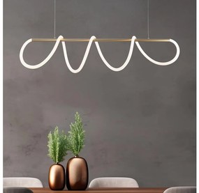 Zuma Line 20006PM-GD - LED Csillár zsinóron BALBO LED/45W/230V 3000/4000/6000K