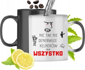 Mágikus Bögre Pincérnek Színváltós, fényképes nyomattal