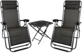 2 zéró gravitáció kerti szék asztallal