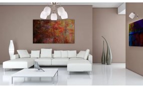 Felületre szerelhető csillár AMBA 5xE27/40W/230V