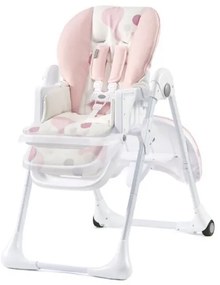 KINDERKRAFT - Gyerek étkezőszék YUMMY rózsaszín/fehér