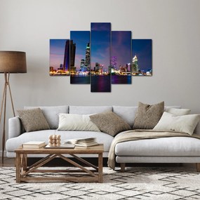 Éjszakai város képe (150x105 cm)