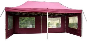 Összecsukható kerti sátor PROFI 3 x 6 m - bordó