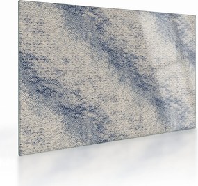 Üveg kép - Hullámminta (70x50 cm)