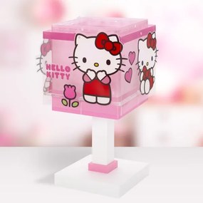 Dalber 73261 - HELLO KITTY LED gyereklámpa 1xG4/4W/230V rózsaszín