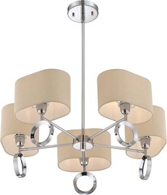 Quoizel modern csillár brock csiszolt króm elsqzs-brk5005c