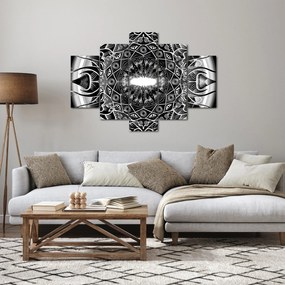 Fekete-fehér díszek képe (150x105 cm)