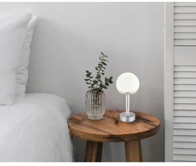 Globo 21034SI - LED Újratölthető érintős asztali lámpa HAKU LED/2,5W/5V 2800K ezüst