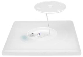 LED fürdőszobai lámpa szenzorral NIVERA LED/24W/230V IP54 30x30 cm fehér + DO