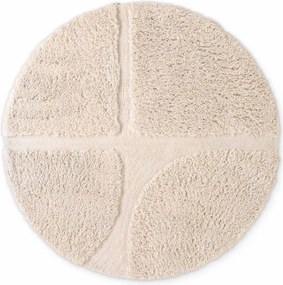 Krémszínű kézi szövésű kerek szőnyeg ø 200 cm Lambeth Jasper – Ted Baker