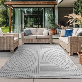 Szürke kültéri-beltéri szőnyeg 280x370 cm Nova 1202 – Ayyildiz Carpets