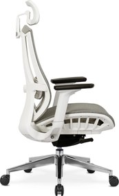 Forgószék ergonomikus kialakítással, bézs színben. SKY