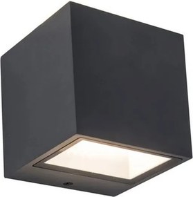 LUTEC 5189114118 GEMINI Modern Kültéri Fali Lámpa Antracit LED IP44