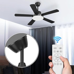 Mennyezeti ventilátor világítással és távirányítóval