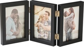 Három képkeret 15x21 fekete összecsukható, ajándéktárgy