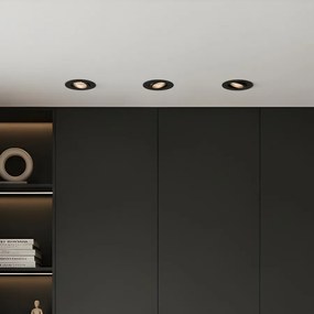 RENDL PASADENA GU10 R zápustná černá 230V LED GU10 7W
