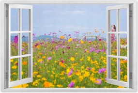 Poszterek 90x60 Virágokkal teli rét