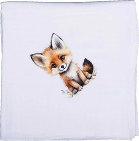 Textil tetra pelenka kisróka mintával 70x70cm