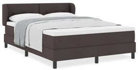 Boxspring Ágy Matrac Középbarna 140x190 cm Szövet