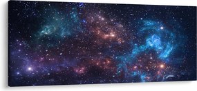Kép - Éjszakai égbolt (120x50 cm)