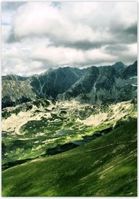 Poszterek 70x100 Tátra Lengyel hegyek Kilátás