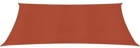 terrakotta HDPE napvitorla 160 g/m² 5 x 7 m