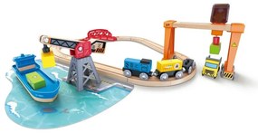 Hape Train track - Kikötő berakodással éskirakodással