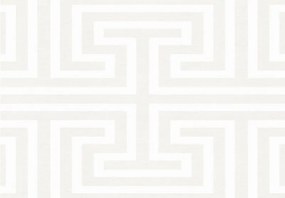 Parato Cristiana Masi Sintesi Rhythmos fehér-krém geometrikus vlies tapéta – 27510