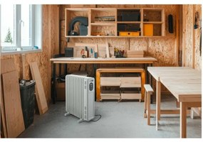 Sencor - 13 bordás olajradiátor 1000/2500 W, 230 V, fehér + távirányító