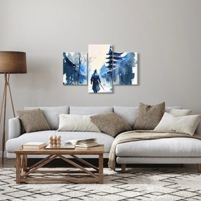 Kép - Szamuráj, akvárium (90x60 cm)