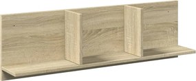 vidaXL sonoma tölgy színű szerelt fa faliszekrény 100 x 16,5 x 30 cm