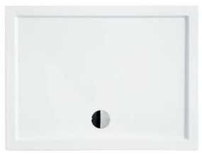 VICTOR120 aszimmetrikus akril zuhanytálca 120x80x14 cm