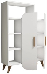 Könyvespolc Form - Fehér
