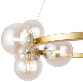 Maytoni MOD545PL-11G - Csillár zsinóron DALLAS 11xG9/28W/230V réz