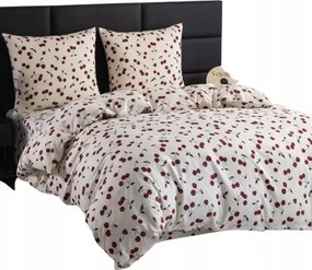 Kétszemélyes ágyneműhuzat garnitúra 200x200 2 párnahuzattal 70x80 Ágyneműhuzat Cseresznye