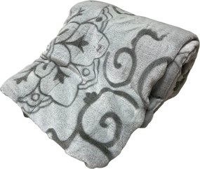 Deka mikroflanel takaró khaki 200 x 230 [cm]