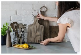 Fa vágódeszka készlet 2 db-os – Bonami Selection