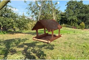 Nido Madáretető 30 x 25 x 23 cm, corten CORGARDEN 1039