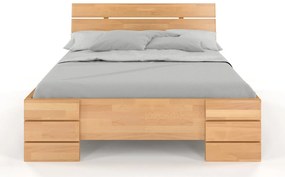 Franciaágy 160 cm Lorenskog High (bükk). 800250
